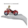 Old World Christmas Blown Glass Ornament for Christmas Tree, Motorcycle - 3 of 3
