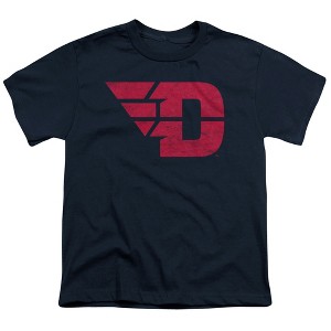 University Of Dayton Distressed Primary Kids T-Shirt For Youth Navy - 1 of 4