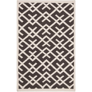 Dhurries DHU552 Hand Woven Flat Weave Indoor Rugs - Safavieh - 1 of 4