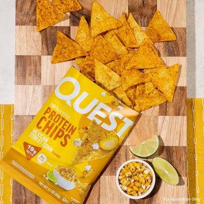 Quest Nutrition Mexican Street Corn Protein Tortilla Chips - 19g Protein - 1.1oz/8ct