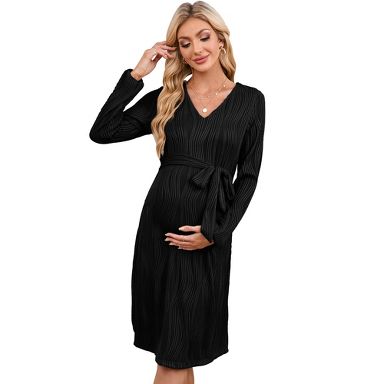 fitted lace wedding dress Amazon Best Sellers: Best Maternity Nursing Dresses main image 0
