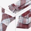 INSPIRE CHIC Plaid Woven Self-tied Striped Skinny Necktie 2.8" for College Graduation Campus 1 Pc - 3 of 4