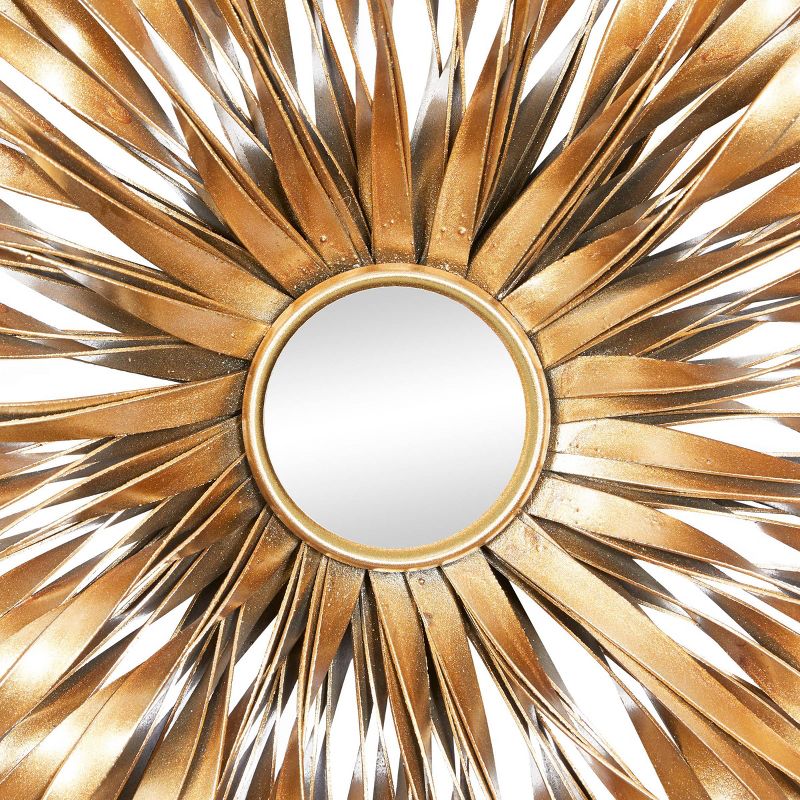 Set of 3 Metal Sunburst Wall Decors with Mirror Accent - Olivia & May, 4 of 7