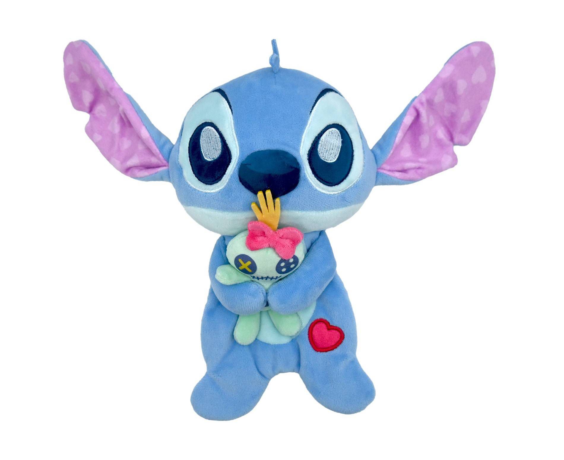 Disney Baby Stitch and Scrump Valentine Lovey Buddies Plush Baby Learning Toy