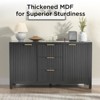 47.2" Wide 3 Drawer Sideboard - 2 of 4