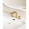 YAWWALK Widespread Double Handles Bathroom Faucet Valve Included - 2 of 4