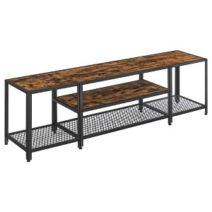 VASAGLE TV Stand Industrial Entertainment Center, Modern TV Console with Open Storage Shelves - 1 of 4