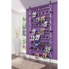 vidaXL Telescopic Shoe Rack with Rods Aluminum - image 4 of 4