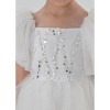 2Bunnies Girls Babydoll Sequin Bodice Tulle Bow Princess Dress - 3 of 4
