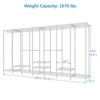 VIPEK V70 Extra Large Garment Rack Freestanding Portable Closet Clothing Rack for Bedroom Storage Wardrobe Closet Organizer - 3 of 4