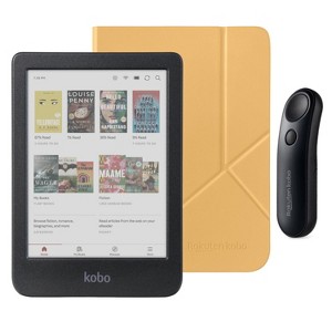 Kobo Clara Colour (Black) eReader with SleepCover & Black Remote Page Turner Bundle - 1 of 4