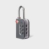 2pk Key Luggage Lock Gray - Open Story™ : Target