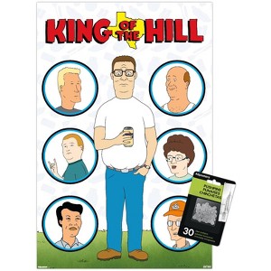 Trends International King of the Hill (1997) - Neighbors of Arlen Grid Unframed Wall Poster Prints - 1 of 4