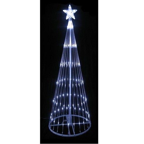 Northlight 12 Pure White Led Artificial Christmas Tree Show Cone