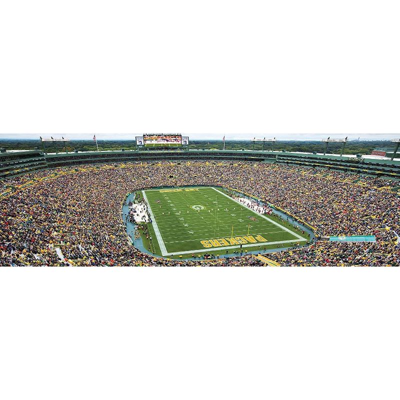 MasterPieces Inc Green Bay Packers Stadium NFL 1000 Piece Panoramic Jigsaw Puzzle, 2 of 4
