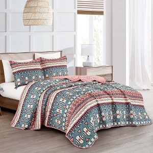 ESCA Mazel 3 Piece Bedspread (reversible) - 1 of 4