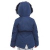 Rokka&Rolla Girls' Winter Coat with Faux Fur Hood Parka Jacket - image 3 of 4