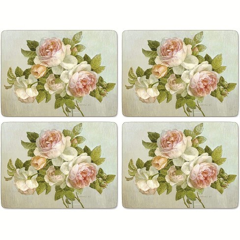 Pimpernel Antique Roses Collection Set Of 4 - 15.7 11.7 Inch : Target