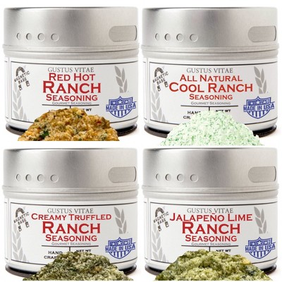 All Ranch Everything Collection | Set of 4 | Gourmet Seasoning Set | Gustus Vitae