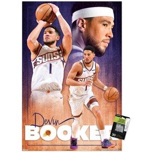 Trends International NBA Phoenix Suns - Devin Booker 25 Unframed Wall Poster Prints - 1 of 4
