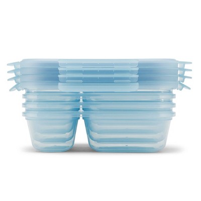 Ello 8pc Snap and Nest Snack Divided Food Storage Containers