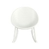 GDFStudio Edmont Outdoor Polypropylene Plastic Gable Rocking Chair - 4 of 4