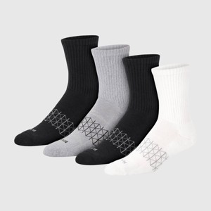 Hanes Men's 3pk +1 Absolute Active Cushioned Crew Socks - 6-12 - 1 of 4