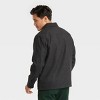 Men's Solid Woven Shirt Jacket - Goodfellow & Co™ Black - image 2 of 3