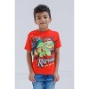 Teenage Mutant Ninja Turtles Leonardo Michelangelo Raphael Donatello 4 Pack  T-shirts Toddler To Big Kid : Target