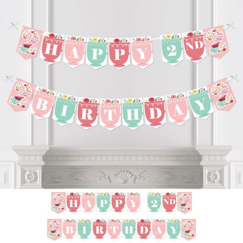 Big Dot Of Happiness Rainbow Unicorn - Birthday Party Bunting Banner -  Magical Unicorn Party Decorations - Happy Birthday : Target