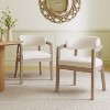 Christopher Knight Home Darien Upholstered Rubberwood Dining Chairs (Set of 2) - 2 of 4