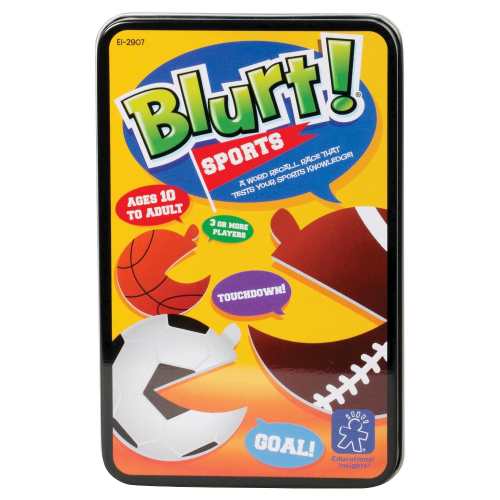 UPC 086002029072 product image for Educational Insights Blurt! Sports Board Game | upcitemdb.com