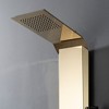 BWE 4-Jet Rainfall Shower Panel System with Rainfall Shower Head and Shower Wand - 4 of 4