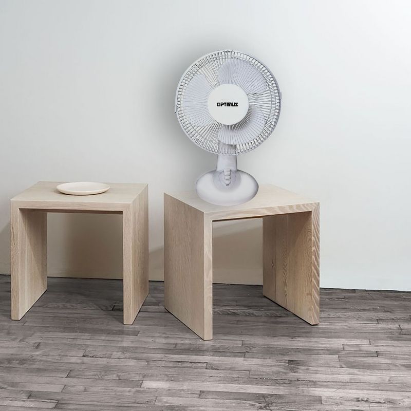 12" Optimus Oscillating Table Fan, 3 of 4