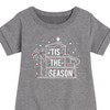 Girls' - Barbie - Holidays & Christmas Graphic Short Sleeve Fleece Dress - 2 of 4