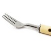 DOMETOUR 4-Piece Flatware Set Stainless Steel Dining Forks with Resin Handles in Box - 3 of 4