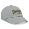 NCAA West Virginia Mountaineers Nico Cotton Hat: Adjustable Solid Gray Baseball Cap - 3 of 4