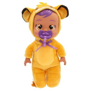 Cry Babies 9.8" Tiny Cuddles Disney Simba Baby Doll Purple Hair - 1 of 4