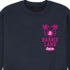 Men's - Barbie - Barbie Land Palm Trees & Sun Graphic Fleece Sweatshirt - 2 of 4