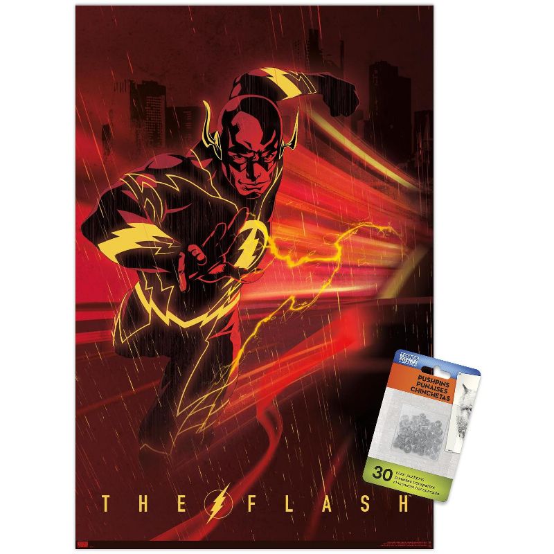 Trends International DC Comics: Dark Artistic - The Flash Unframed Wall Poster Prints, 1 of 7