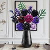 Hogokids 546PCS Purple Roses Flowers Bouquet Building Set Mother's Day Birthday Gifts for Adults - 4 of 4