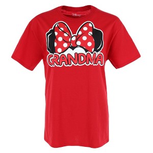 Disney Women's  Minnie Mouse Grandma Family T-Shirt - 1 of 4