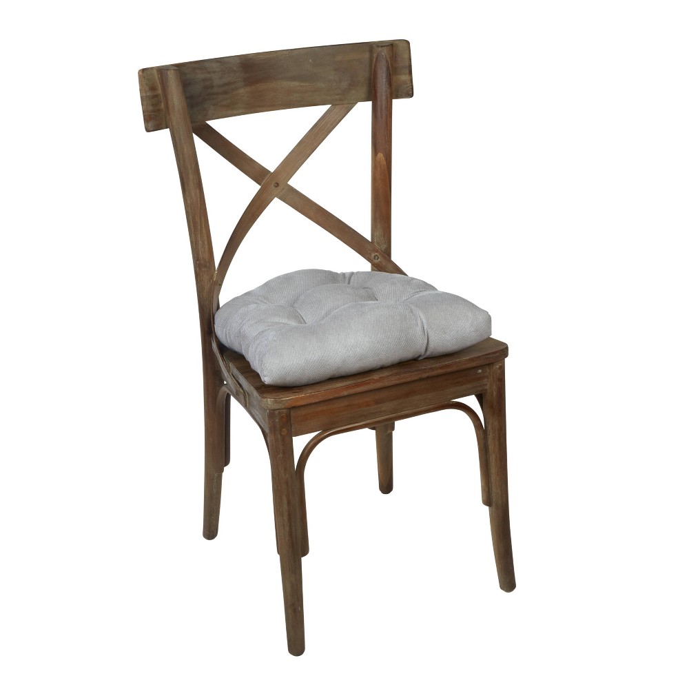 Gripper 15"" x 15"" Twillo Universal Chair Cushion Set of 2 - Gray -  84588922