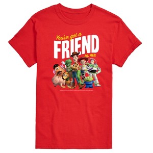 Men's - Toy Story - You've Got A Friend In Me Characters Short Sleeve Graphic T-Shirt - 1 of 4