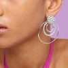 SOHI Women's Multicolour Circular Drop Earrings - 3 of 3
