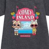 Girls' - Lol Surprise! - Coney Island Graphic Short Sleeve Fleece Dress - 2 of 3