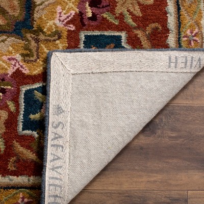 Classic Persian-Inspired Hand-Tufted Wool Area Rug, 3' x 5'