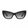 Dolce & Gabbana DG 4417 32468G Womens Cat-Eye Sunglasses Black/Transparent Grey 54mm - 2 of 3