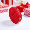 Unique Bargains Gift Wrap Ribbons Polyester Red 179.13"x0.39" 1 Pc - 2 of 4