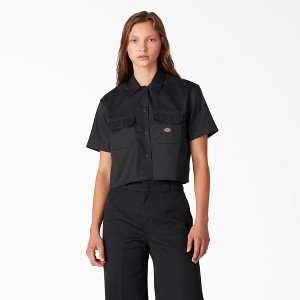 Dickies Women's Cropped Work Shirt - 1 of 4